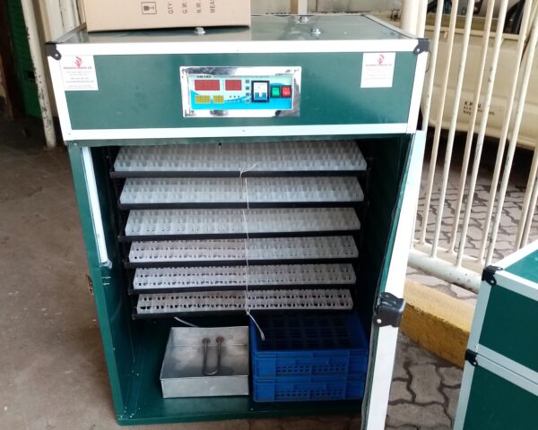 1232 New brand fully automatic egg incubator with digital LED displays for temperature,humidity,days and count down