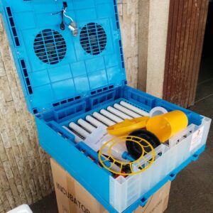 64 Eggs Capacity AC/DC Full Auto Incubator Hatcher can use either Electricity, solar Or Battery