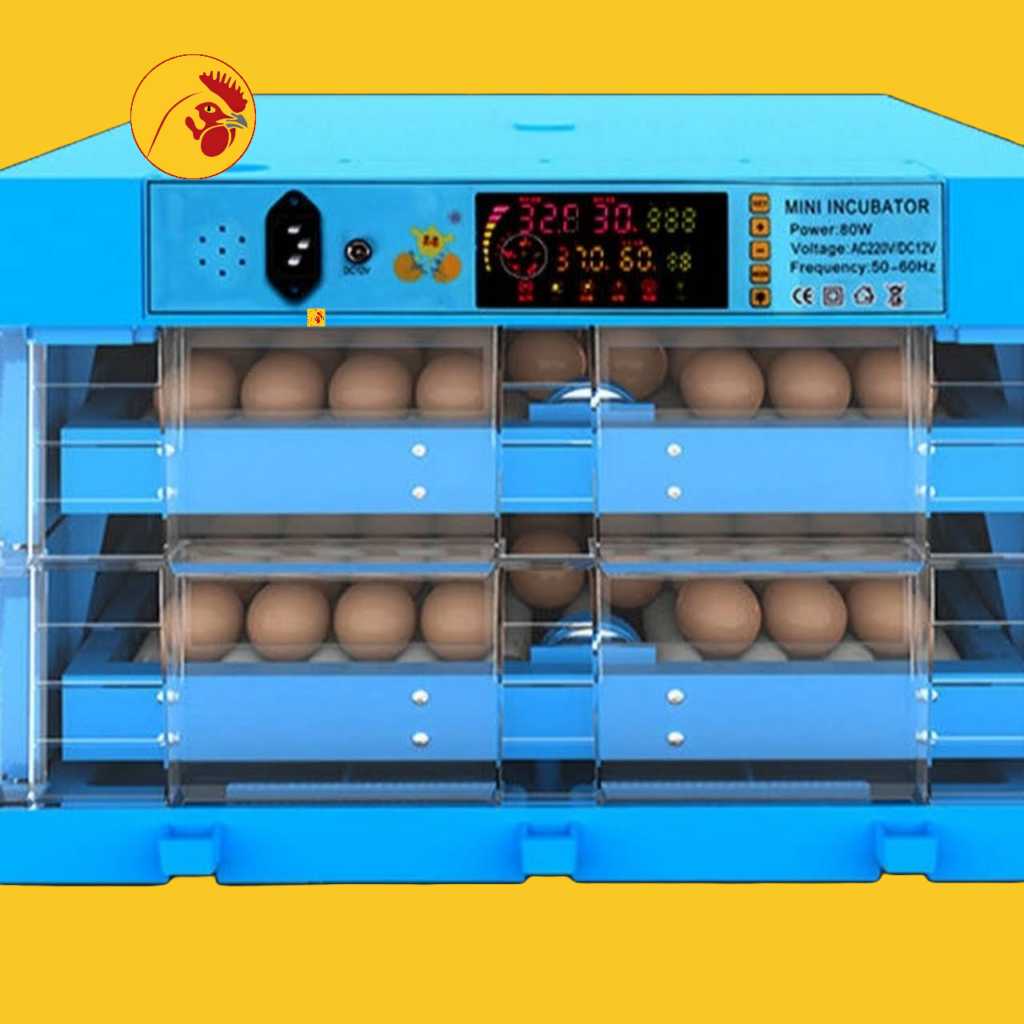 Egg Incubator 128 Eggs Fully Automatic Poultry Hatcher