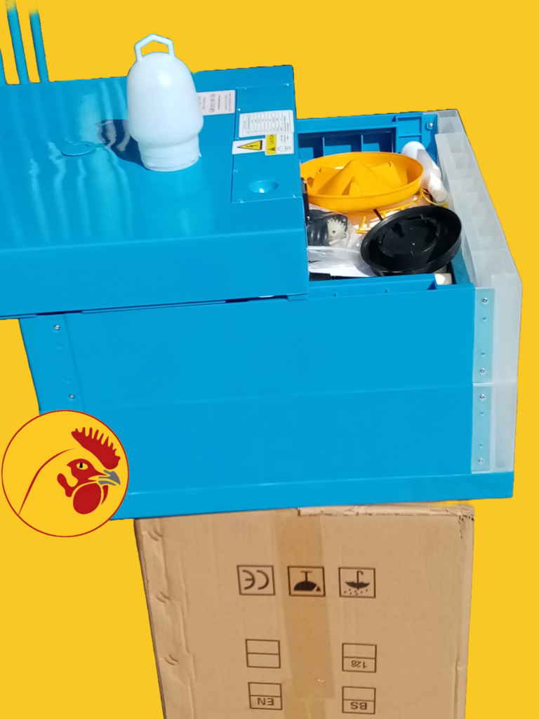 128 Eggs Incubator with Automatic Turning and Humidity Control, High Capacity