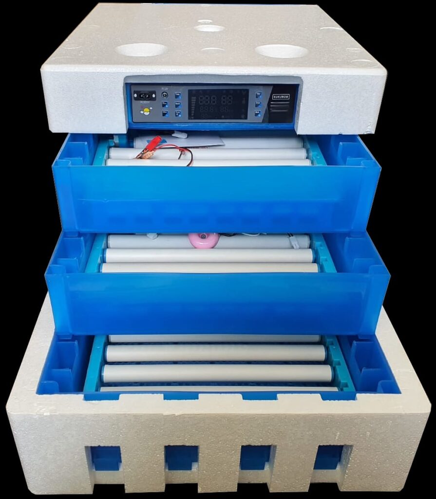 92 Eggs Incubator with Automatic Egg Turner and Smart Temperature & Humidity Controller for Chickens Ducks Goose Birds Poultry