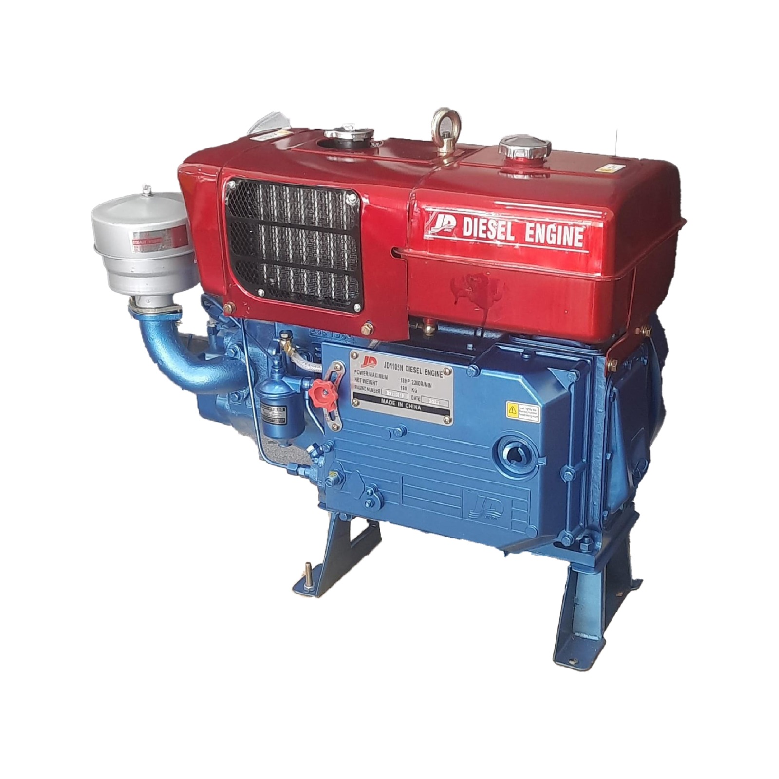 16hp JD Jiadi Radiator Diesel Engine JD1100N